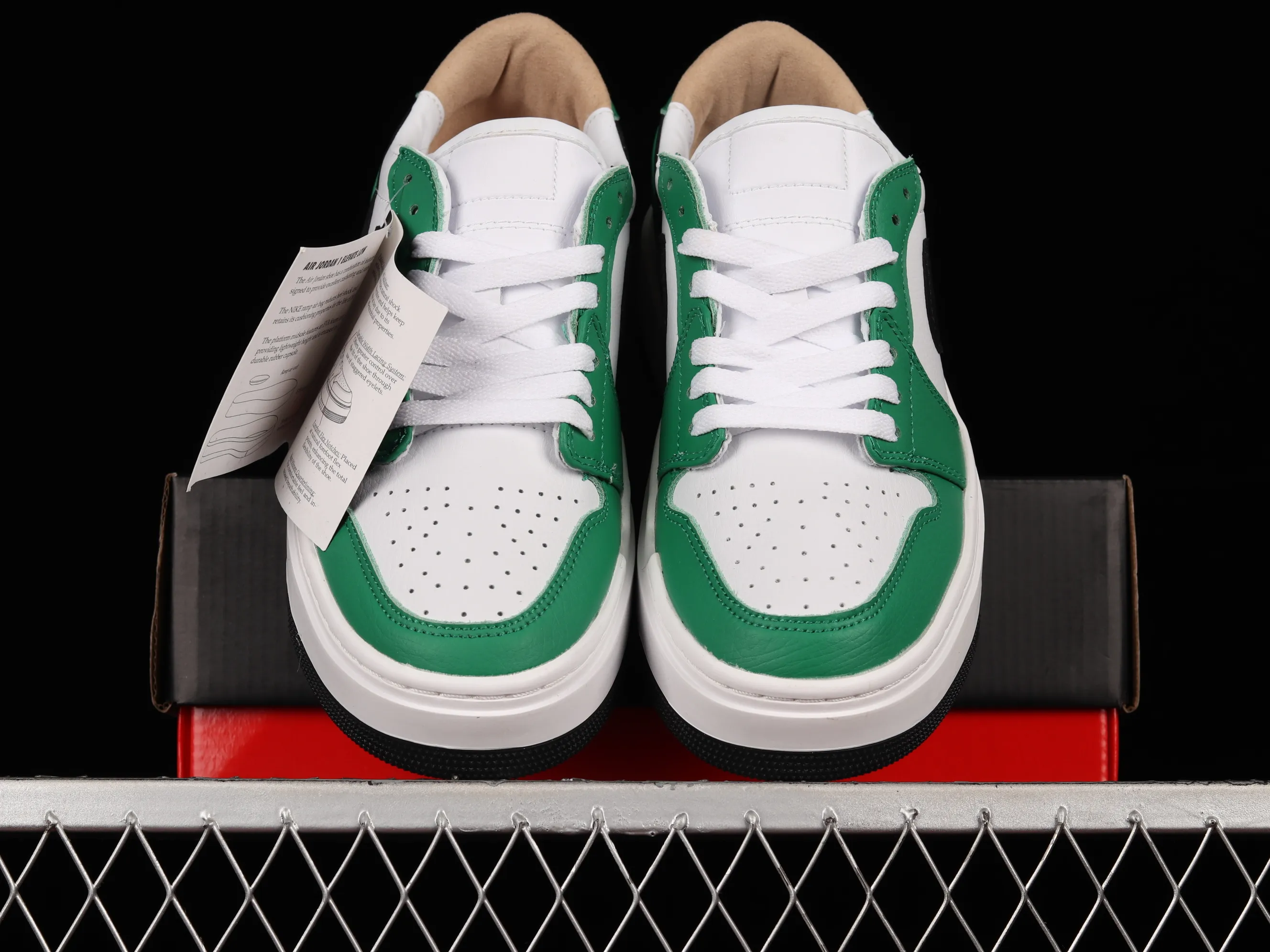 All categories Air Jordan Jordan series basketball shoes Air Jordan 1 Low Air Jordan 1 Elevate Low SE "Wolf Grey" Little AJ thick-soled retro basketball shoes DH0449-300